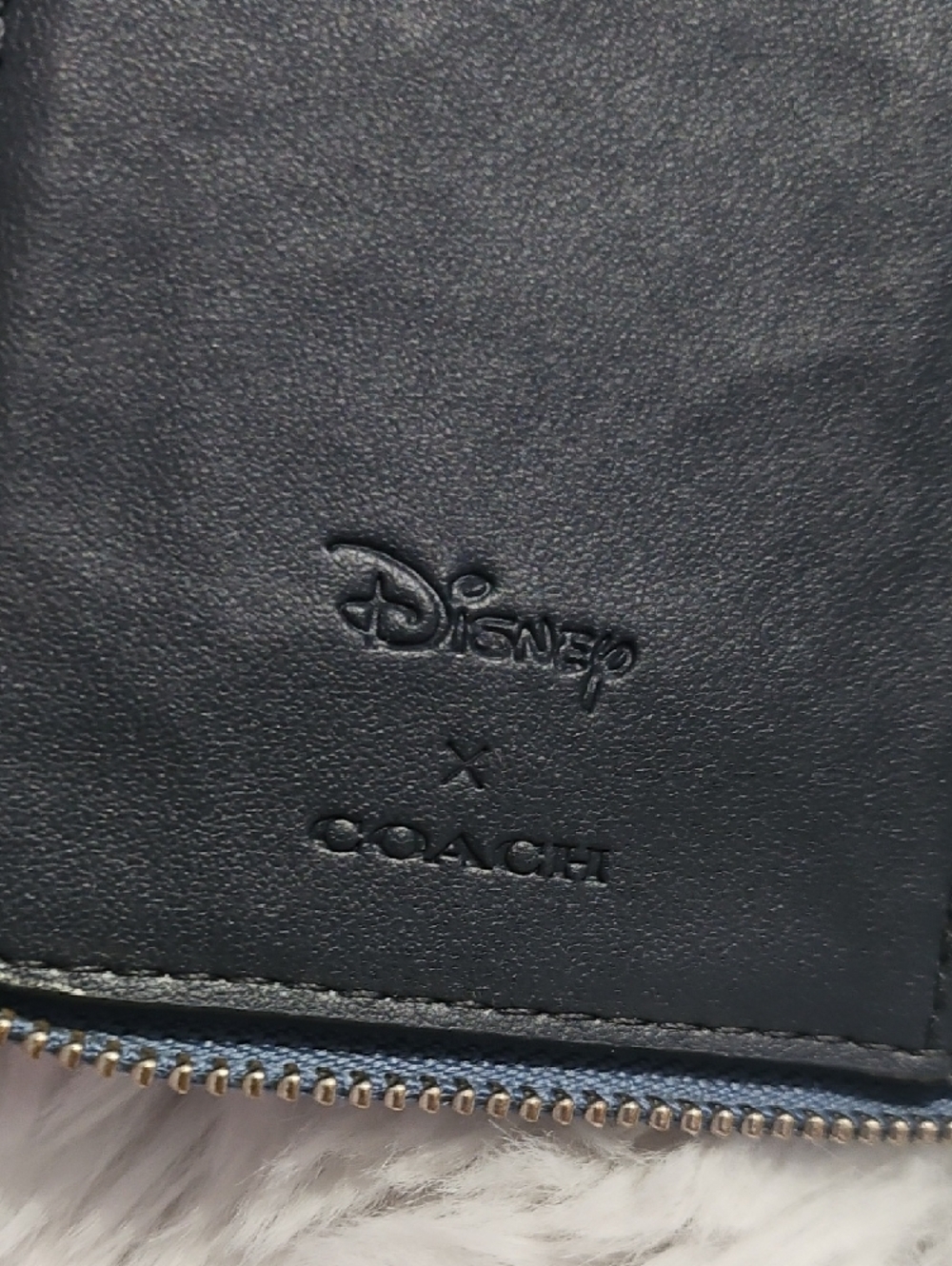 Coach Blue Cinderella Zip-Around Wallet - Picture 3 of 8